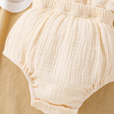 Baby Headband Newborn Girl Cotton Lace Romper